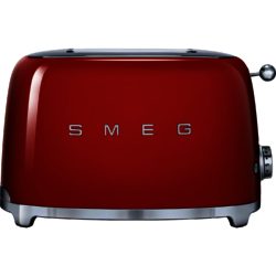 Smeg TSF01RDUK 50s Style 2 Slice Toaster in Red